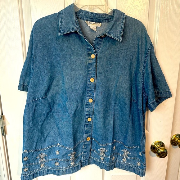 Dress Barn Other - Dress Barn- Capri and Shirt Denim Set